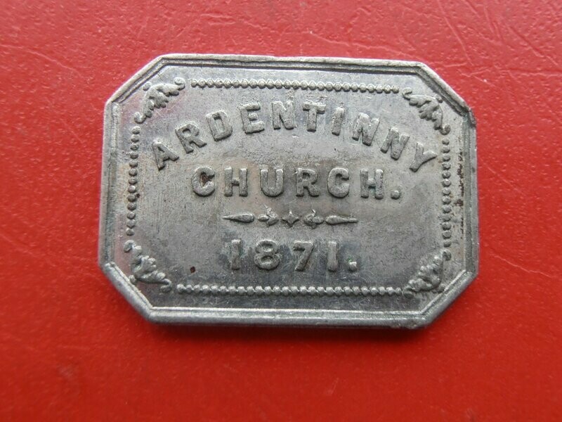 Communion Token Ardentinny - 1871