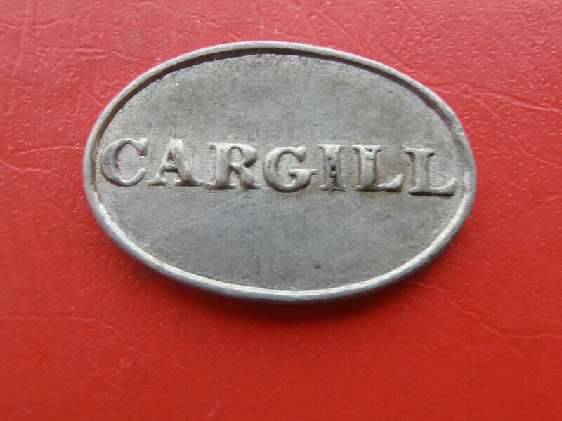 Communion Token Cargill - 1830