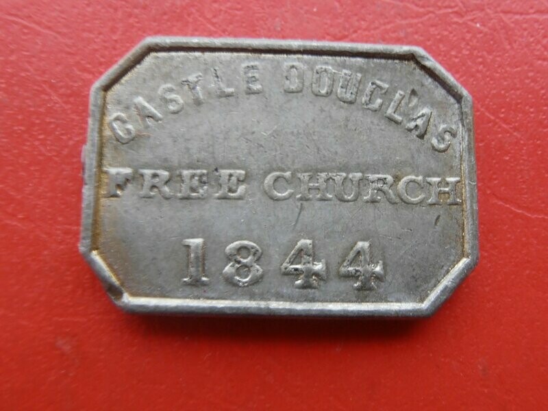Communion Token Castle Douglas - 1844