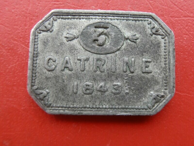 Communion Token Catrine T3 - 1843