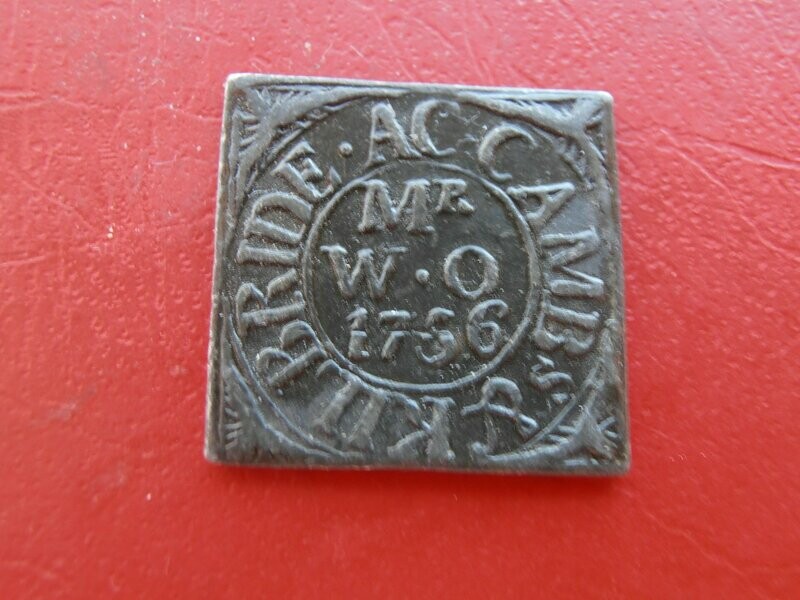 Communion Token Camb's & Kilbride - 1756