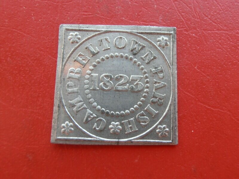 Communion Token Campbeltown - 1823