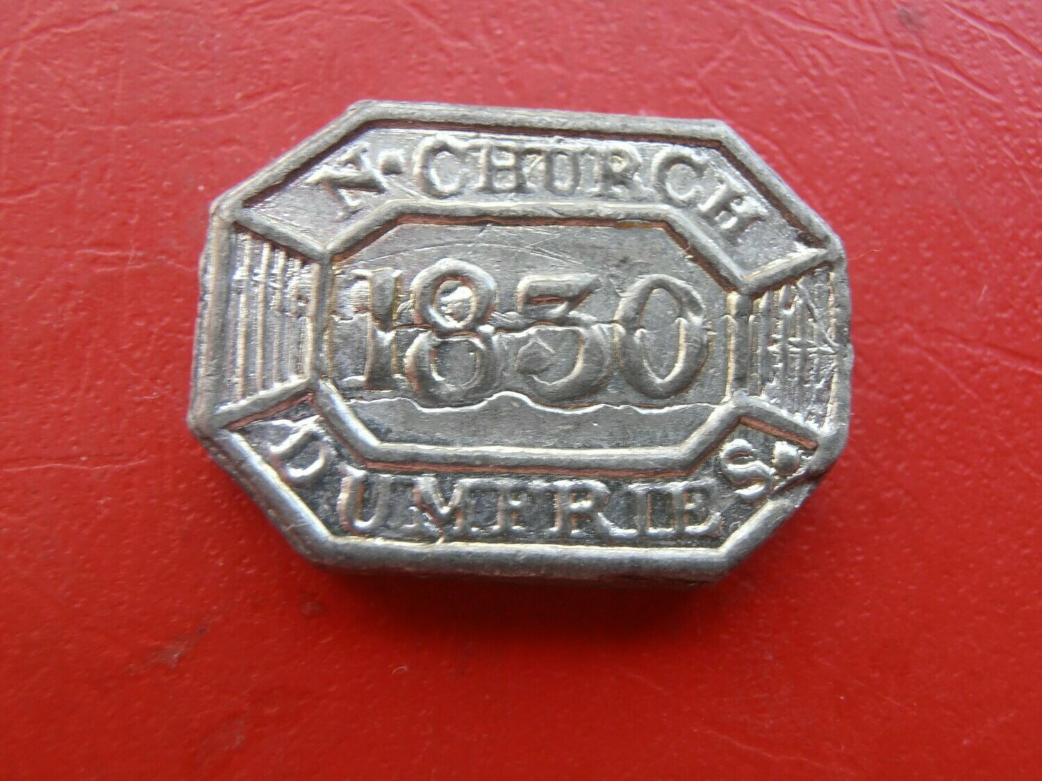 Communion Token Dumfries North T3 - 1830