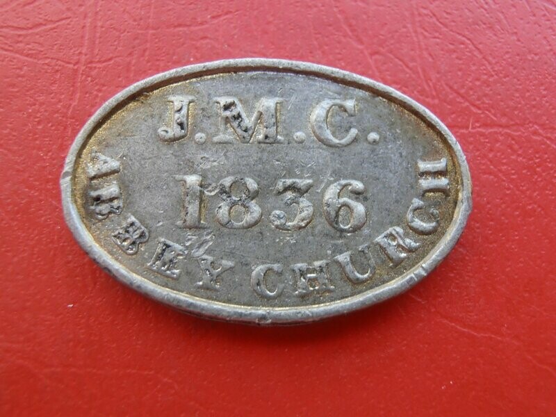 Communion Token Arbroath Abbey - 1836