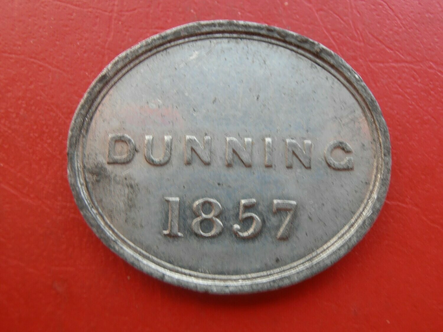 Communion Token Dunning - 1857