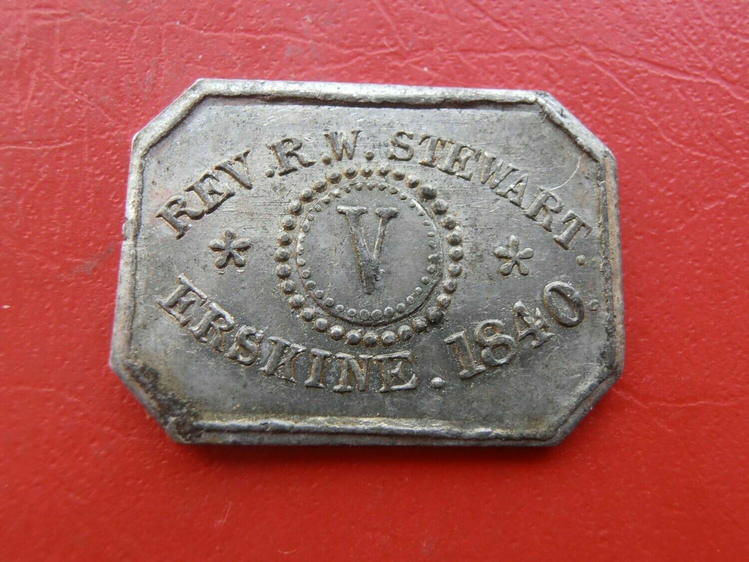 Communion Token Erskine T5 - 1840