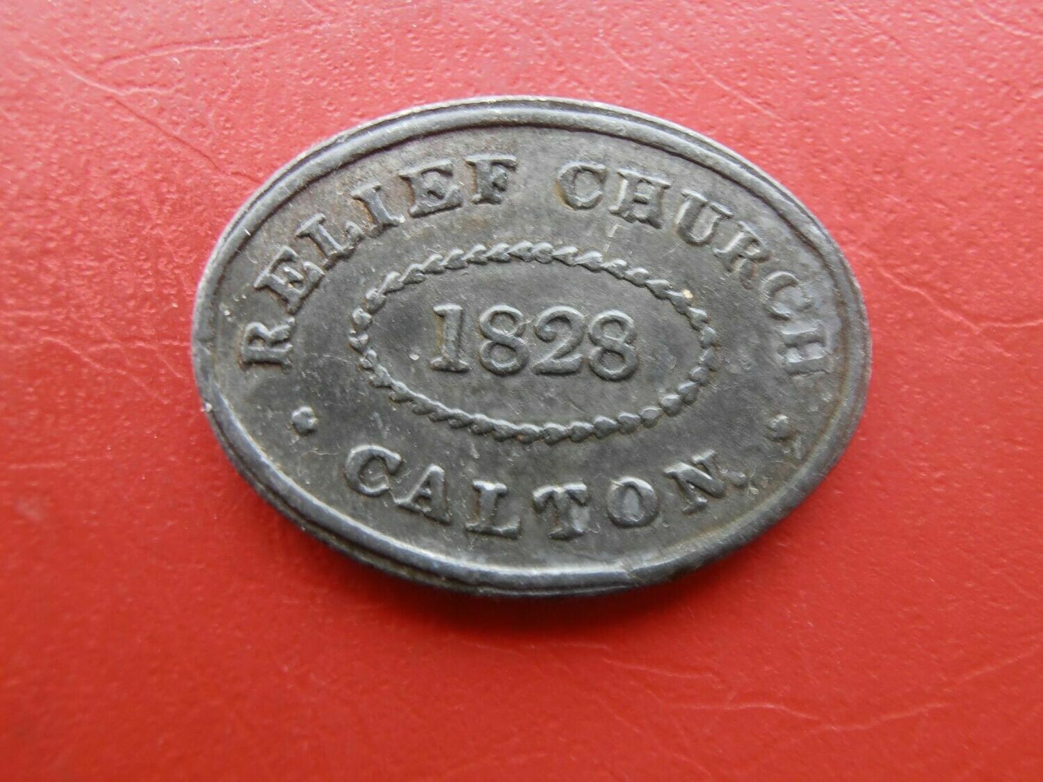 Communion Token Calton Glasgow - 1828 (O)