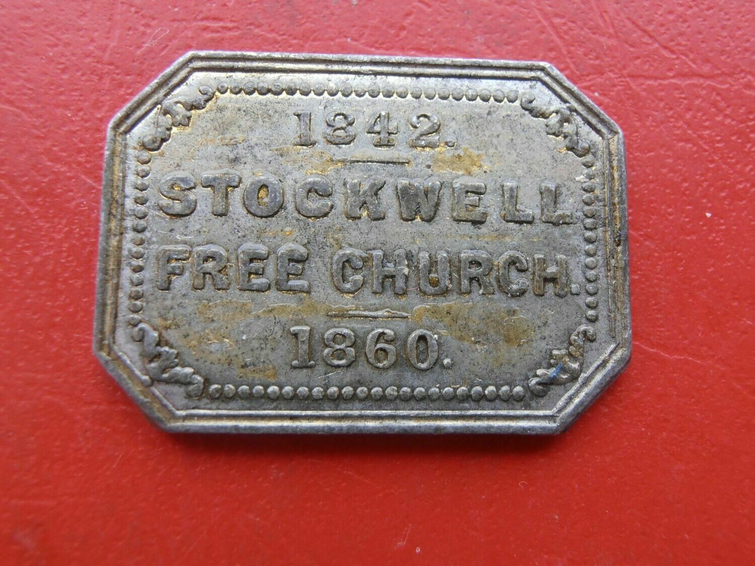 Communion Token Glasgow Stockwell Church - 1860