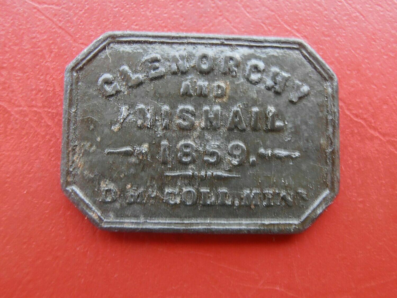 Communion Token Glenorchy & Inishail - 1859