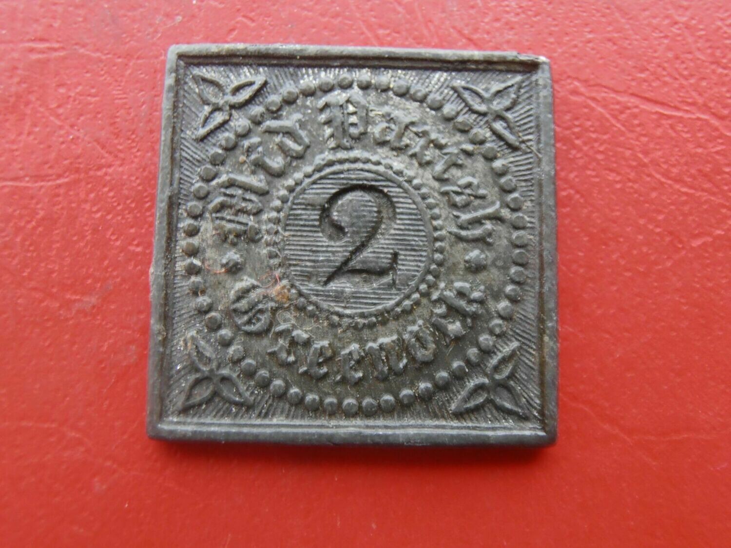 Communion Token Greenock T2 - No Date