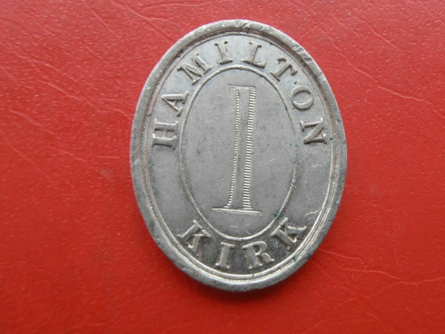 Communion Token Hamilton T1 - 1853