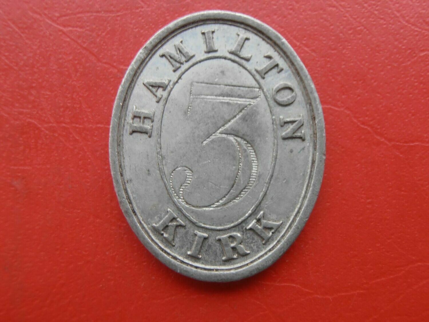 Communion Token Hamilton T3 - 1853