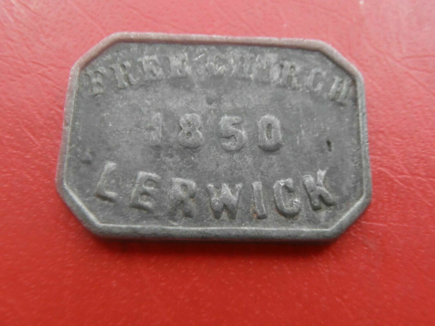 Communion Token Lerwick - 1850