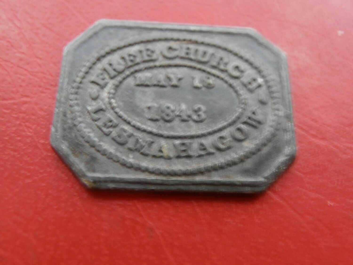 Communion Token Lesmahagow T3 - 1843