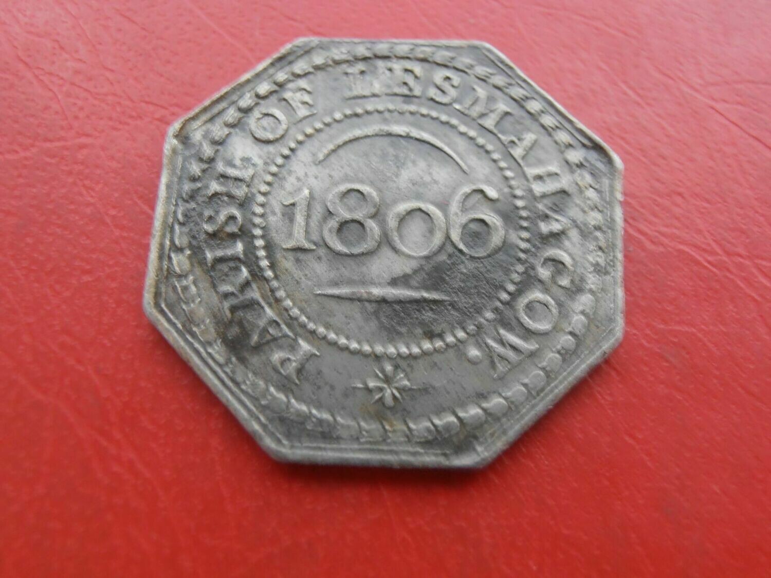 Communion Token Lesmahagow - 1806