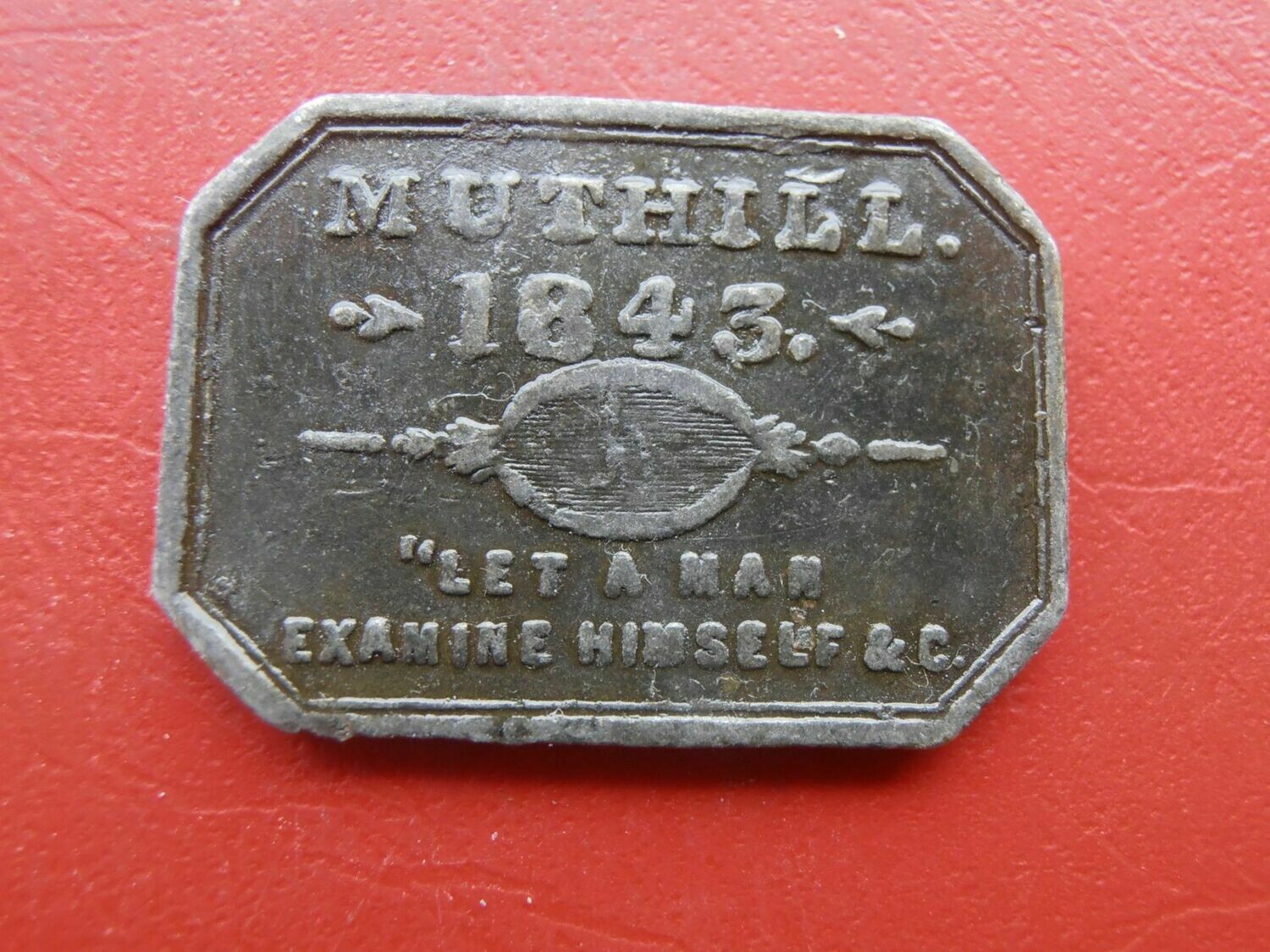 Communion Token Muthill - 1843