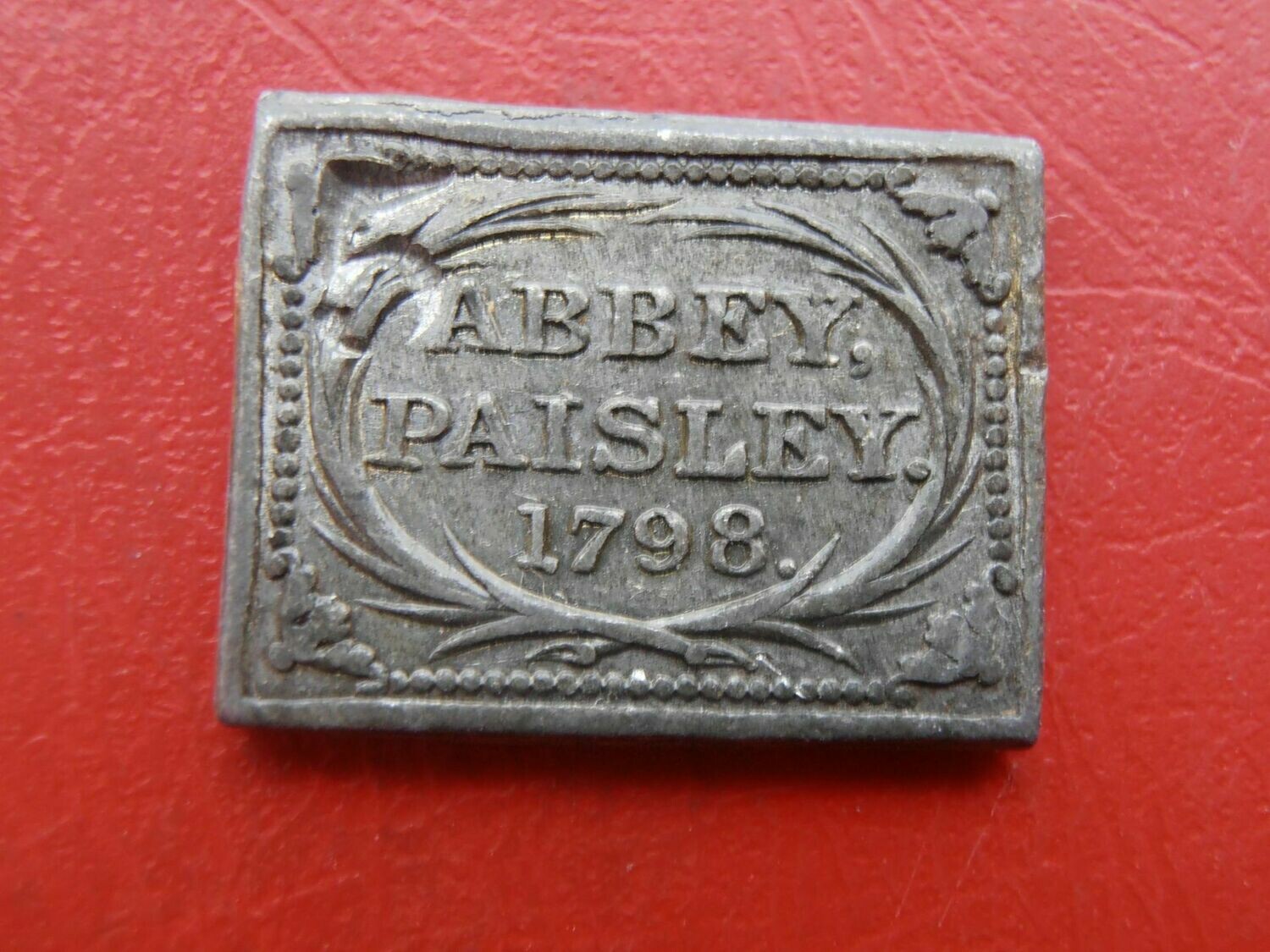 Communion Token Paisley Abbey T5 - 1798