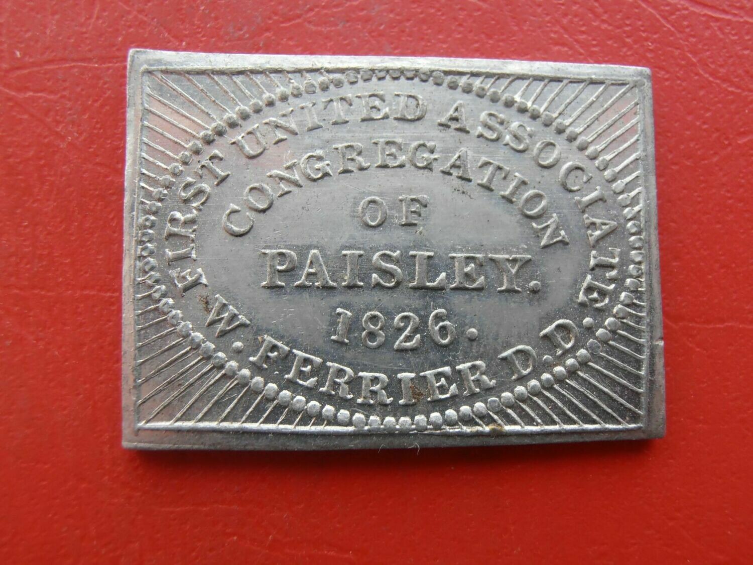 Communion Token Paisley - 1826