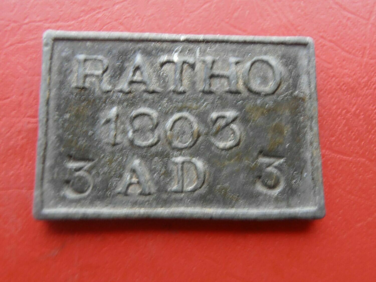 Communion Token Ratho T3 - 1803