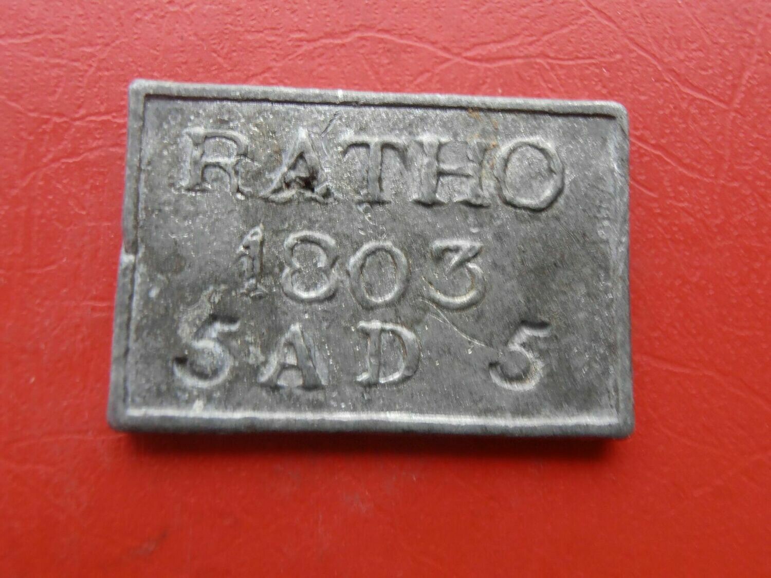Communion Token Ratho T5 - 1803