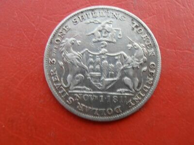 Silver Shilling Token Bristol - 1811