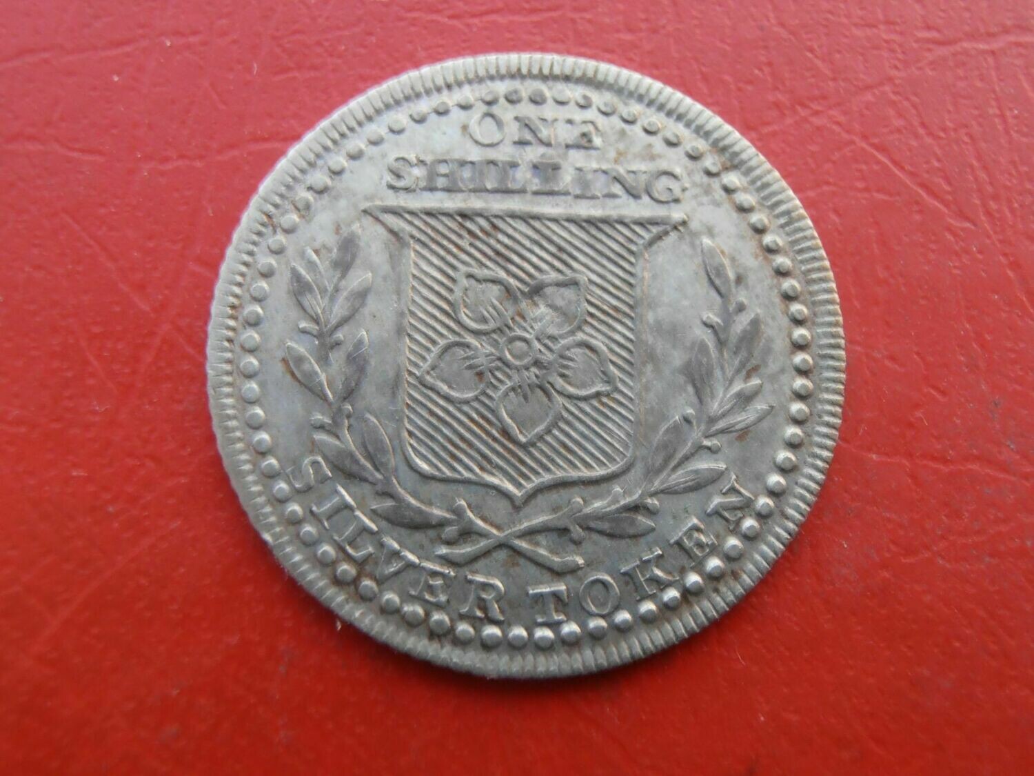 Silver Shilling Token Leicestershire - ND