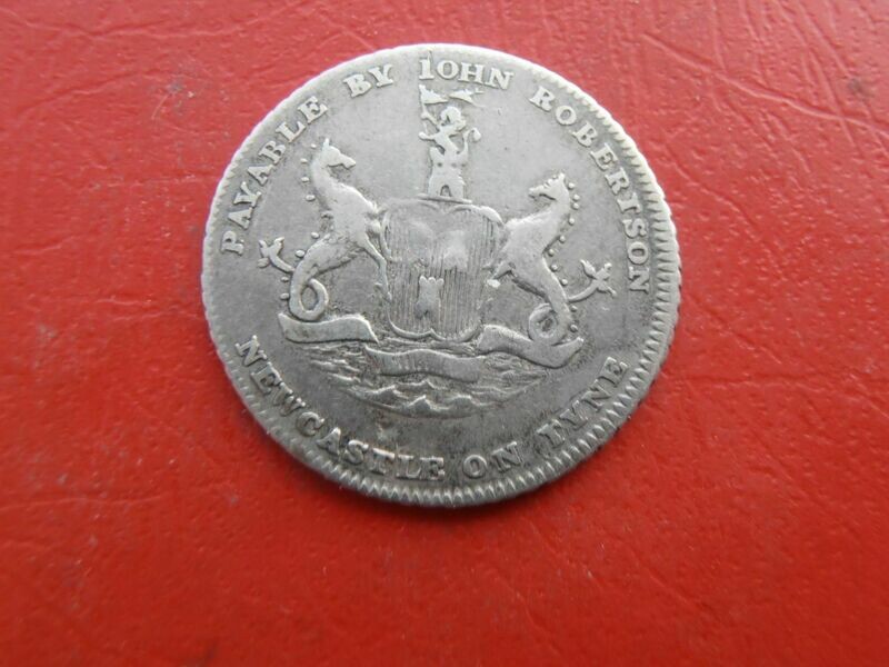 Silver Sixpence Token Newcastle on Tyne - 1811