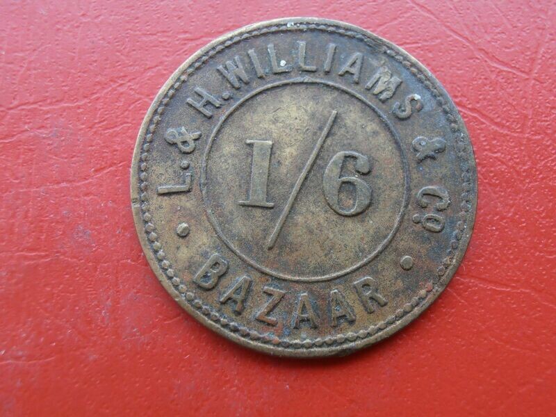 Glasgow Bazaar Token - 1/6d