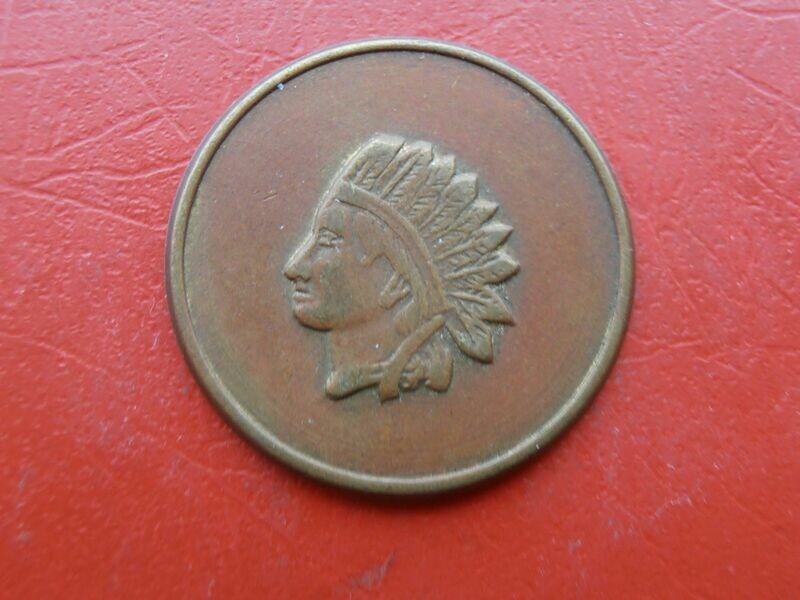 Ohio Wright and Sons Brass Token - C1880,s