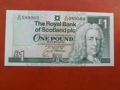 Royal Bank of Scotland £1 - 1996