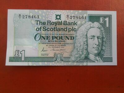 Royal Bank of Scotland £1 - 1990