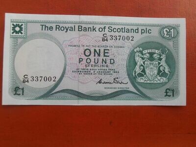 Royal Bank of Scotland £1 - 1984
