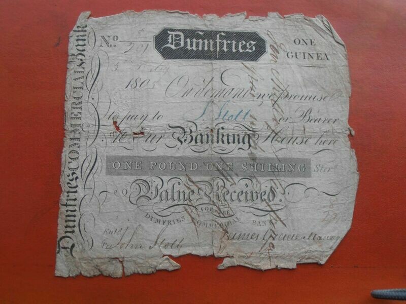 Dumfries Bank 1 Guinea - 1805