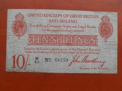 Treasury Ten Shillings - 1915