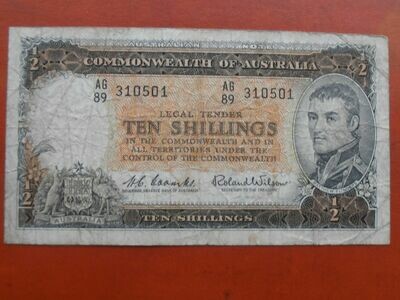 Australia Ten Shillings - 1961-65