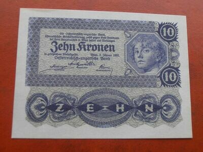 Austria 10 Kronen - 1922