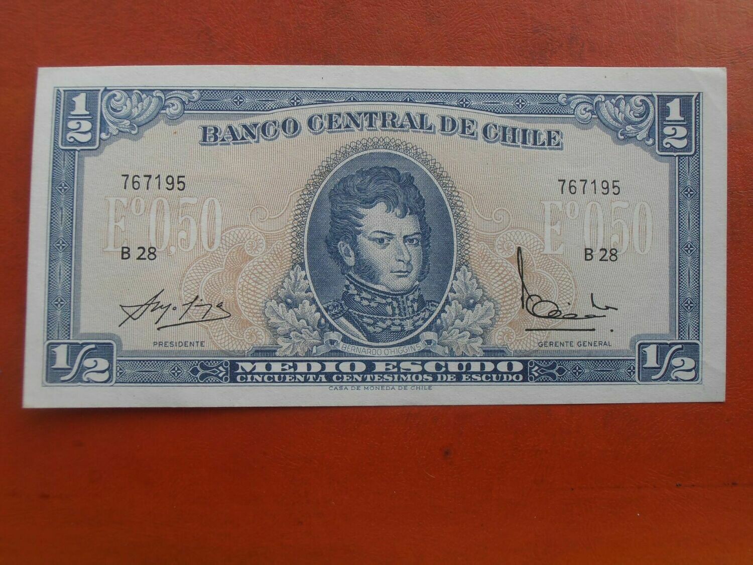 Chile 1/2 Escudo - No Date