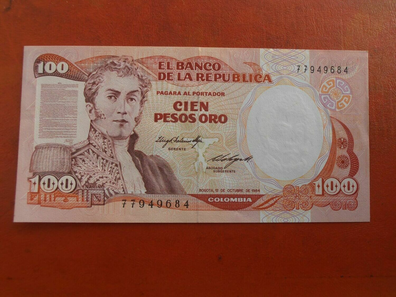 Colombia 100 Pesos - 1988