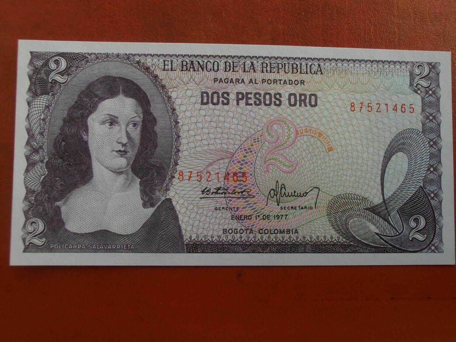 Colombia 2 Pesos - 1977