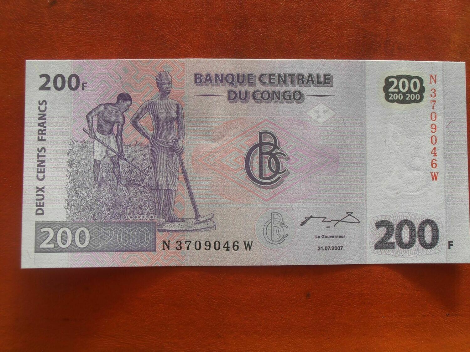 Congo Democratic Republic 200 Francs - 2007