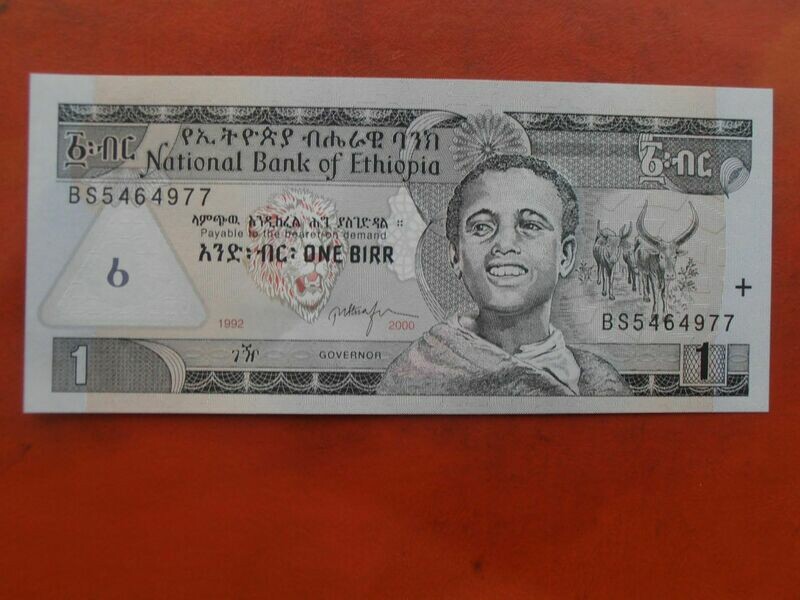 Ethiopia 1 Birr - 2000
