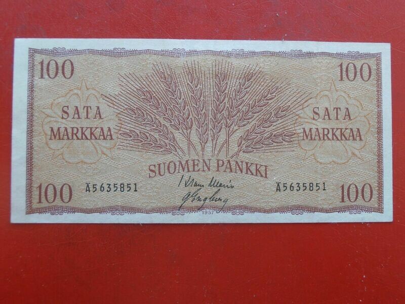 Finland 100 Markkaa - 1957
