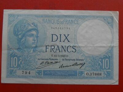 France 10 Francs - 1927
