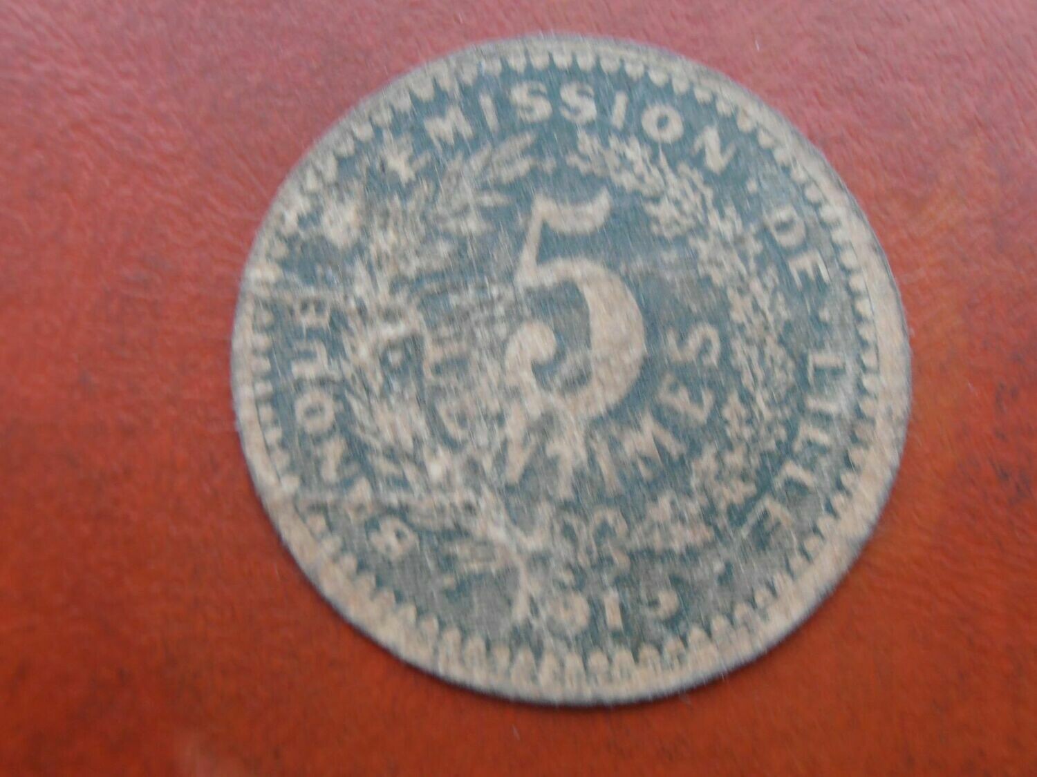 Banque D'Emission Lille 5 Centimes - 1915