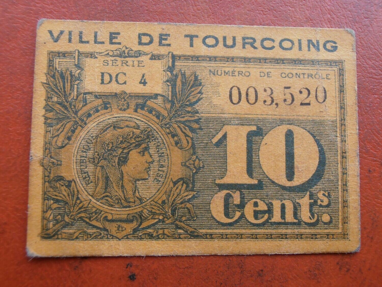 Ville De Tourcoing 10 Centimes - No Date