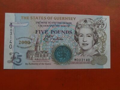 Guernsey £5 - 2000