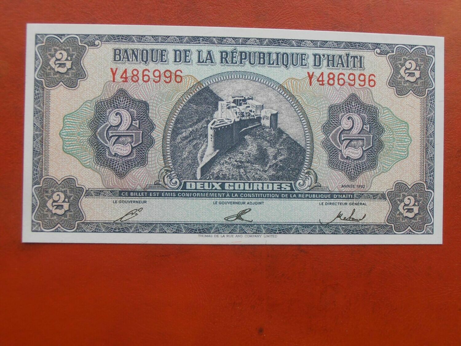 Haiti 2 Gourdes - 1992