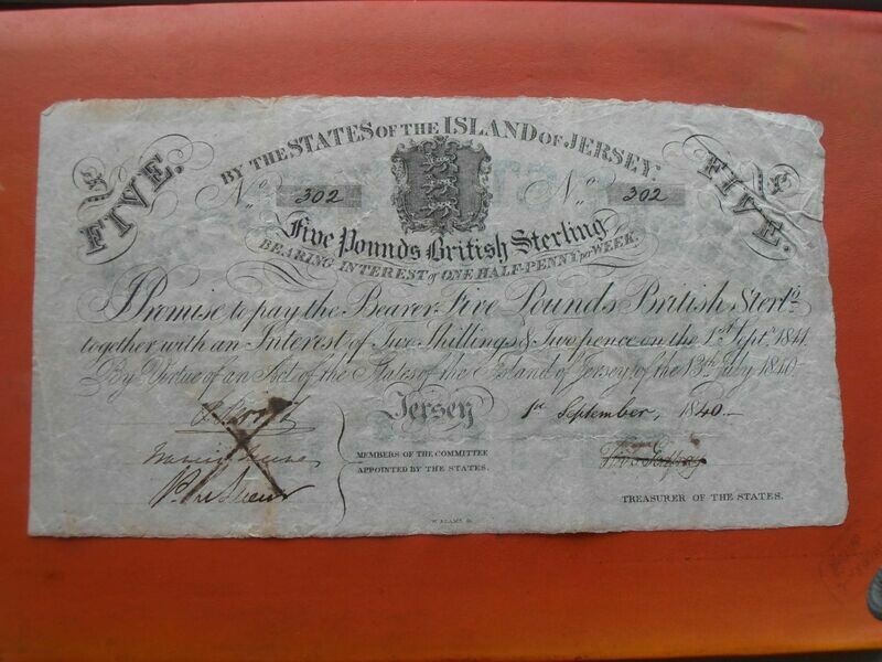 Jersey £5 - 1840