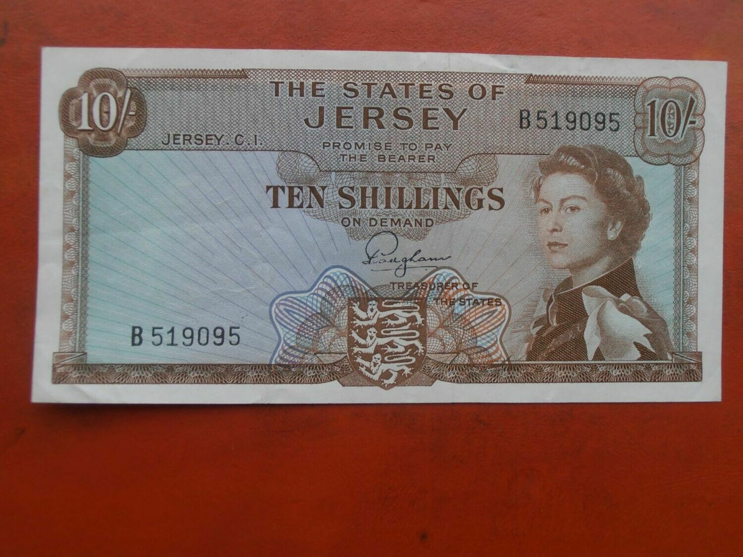 Jersey Ten Shillings - 1963
