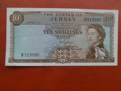 Jersey Ten Shillings - 1963